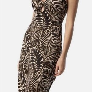 Christian Lacroix Black and Cream Maxi Dress